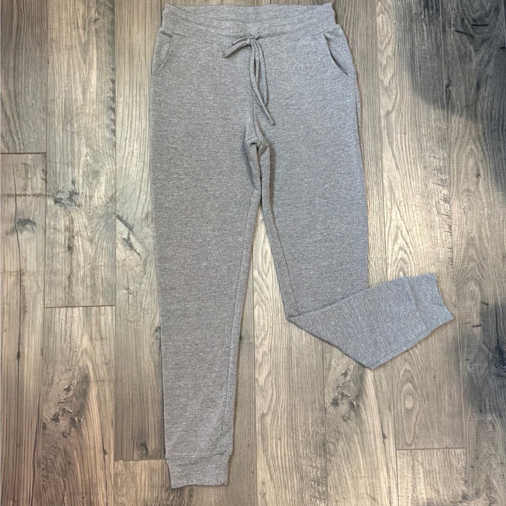 Buffbunny Collection‎ Heather Grey Jogger Sweatpants Slim Fit Womens Small
